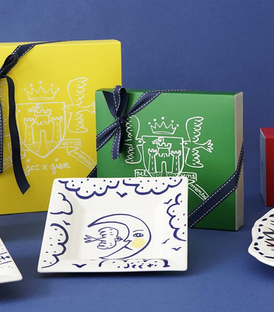Harrods Gien L'Archipel Sentimental Firkantet Godteribrett (17cm) - Kjøp online hos McGrocer