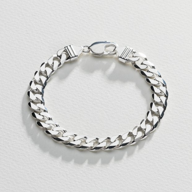 Revere sterling silver curb bracelet 21.5cm (British brand)