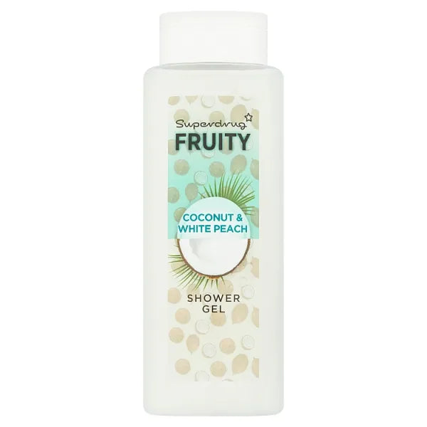 Superdrug Fruity Coconut White Peach Shower Gel 500ml (British brand)