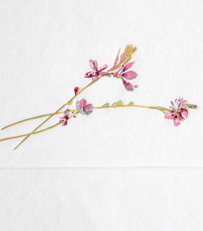 Yves Delorme floral Gaura bath mat 90cm x 160cm (British brand)