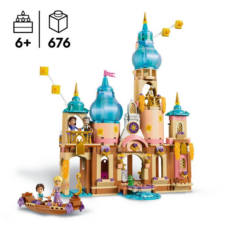 LEGO Disney Rapunzel's Castle building set 676 pieces, UK version