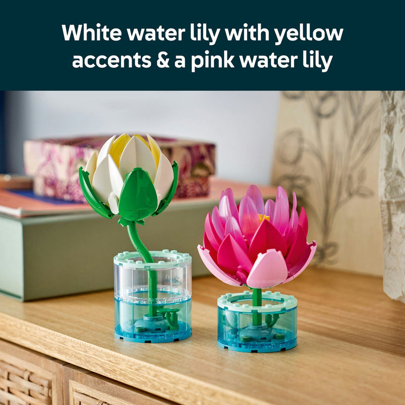 LEGO Botanicals Water Lilies building set 259 pieces - British product