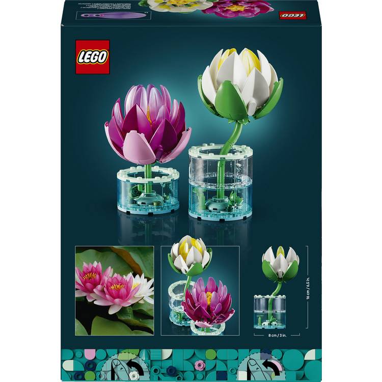 LEGO Botanicals Water Lilies building set 259 pieces - British product