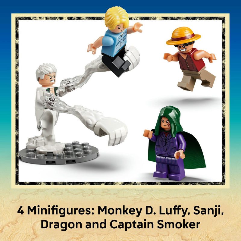 LEGO ONE PIECE Showdown Captain Smoker toy set 75642, UK version