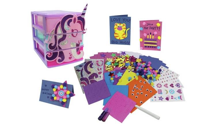 Chad Valley Be U Unicorn Card Making Kit GOODS Argos