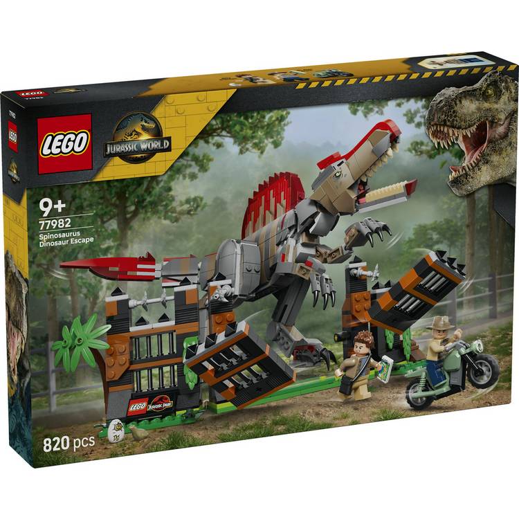LEGO Jurassic World Spinosaurus Escape 820pc - British product