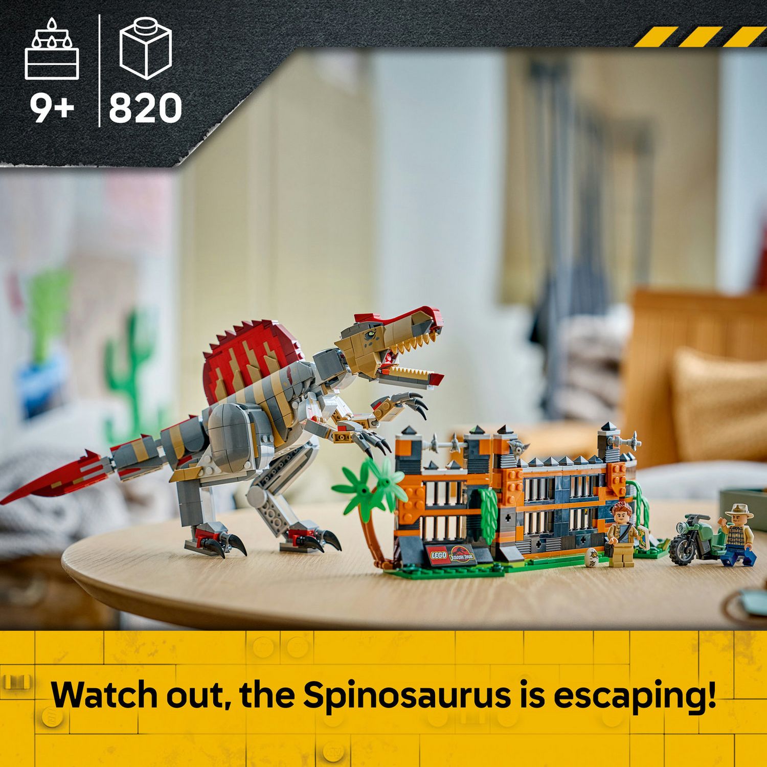 LEGO Jurassic World Spinosaurus Escape 820pc - British product