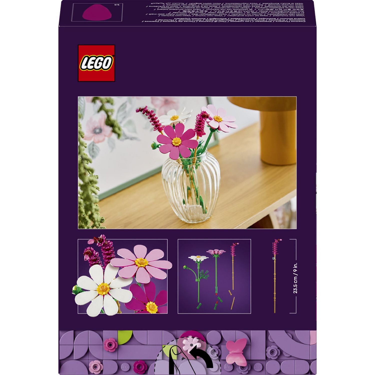 LEGO Botanicals Cosmos Flowers building set, UK version
