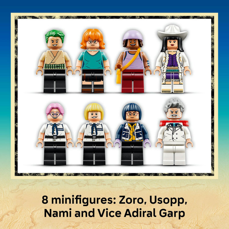 LEGO One Piece Garp's Marine Battleship 1705 pieces, imported from the UK