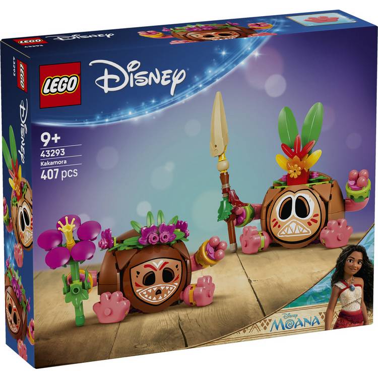 LEGO Disney Moana Kakamora building toy 407 pieces (British brand)