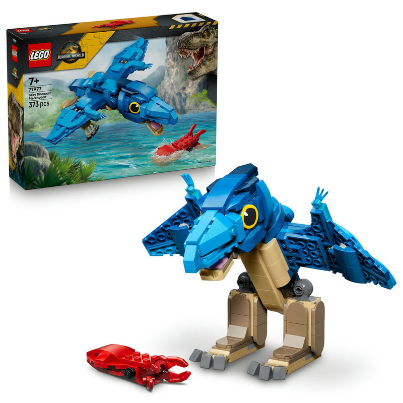 LEGO Jurassic World baby pteranodon toy 373 pieces (British brand)