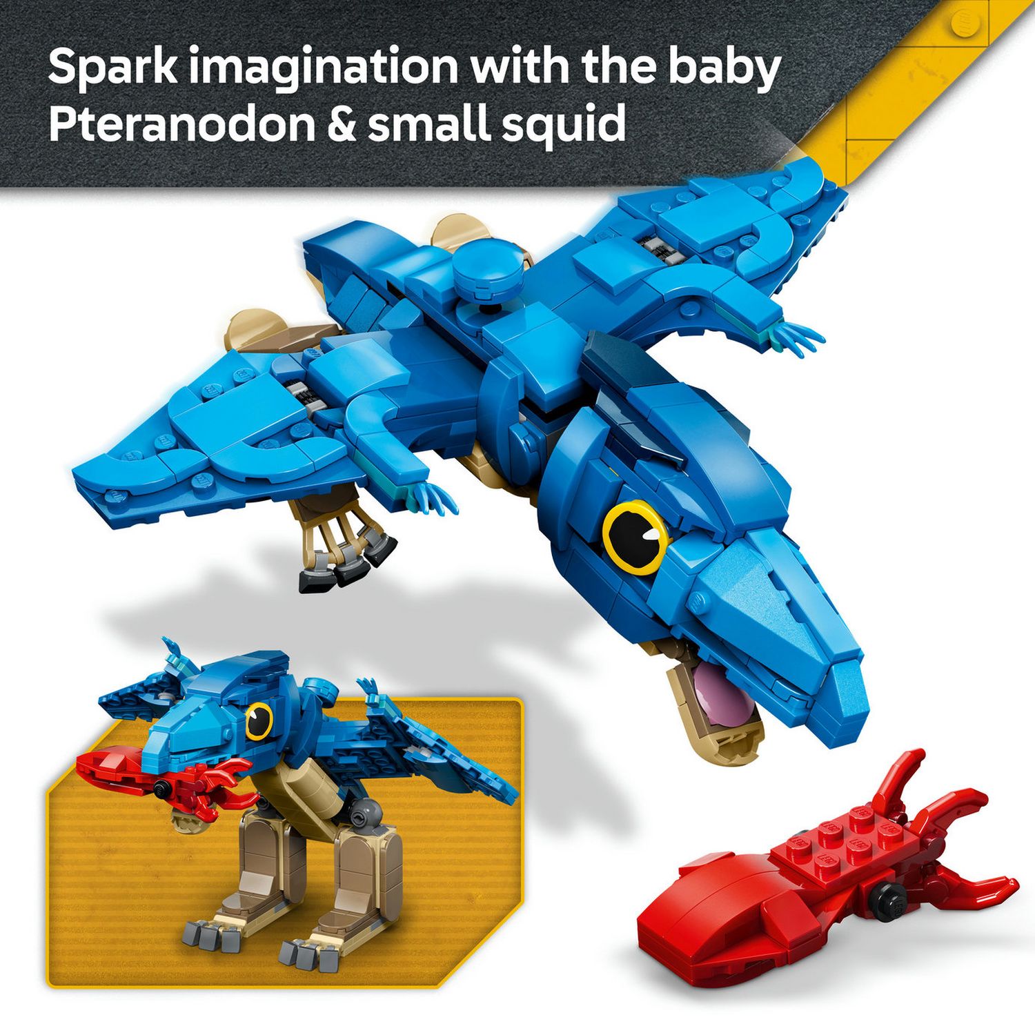 LEGO Jurassic World baby pteranodon toy 373 pieces (British brand)