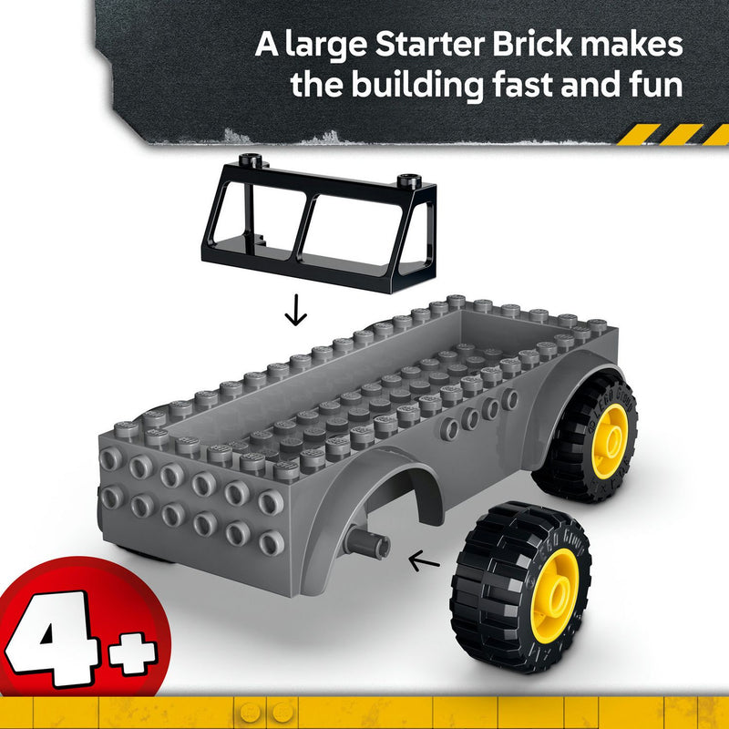 LEGO Jurassic World Young T. rex Transport Truck 115-piece - British product