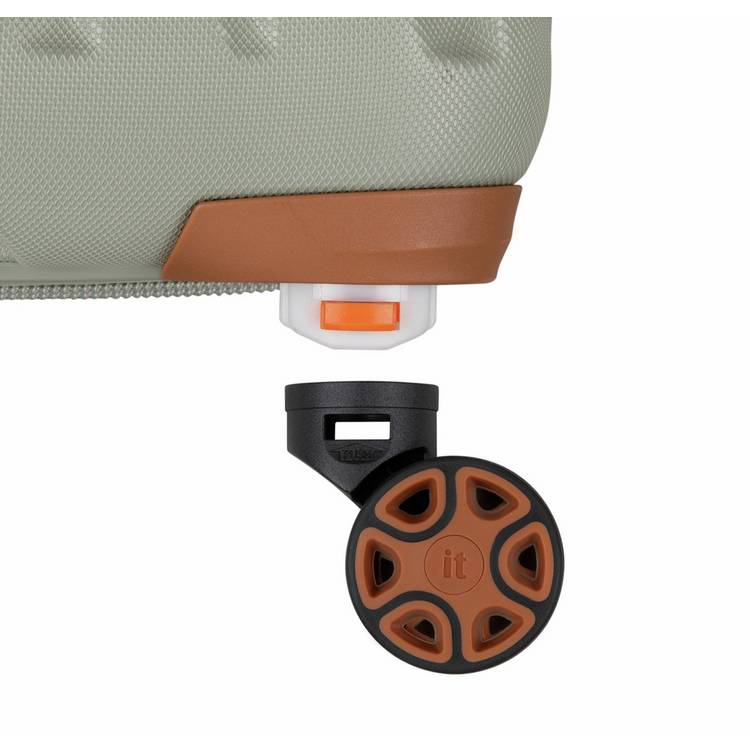 IT Luggage convertible underseat suitcase stone 26L, UK version