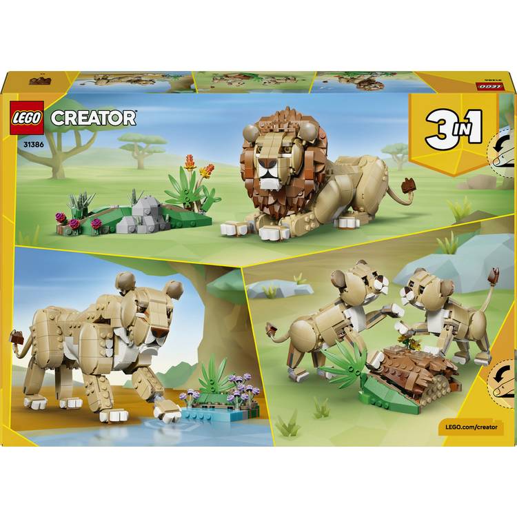 LEGO Creator Majestic Lion set 839 pieces, imported from the UK
