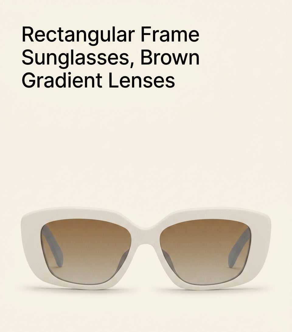 Celine rectangular sunglasses with graduated tinted lenses, UK version