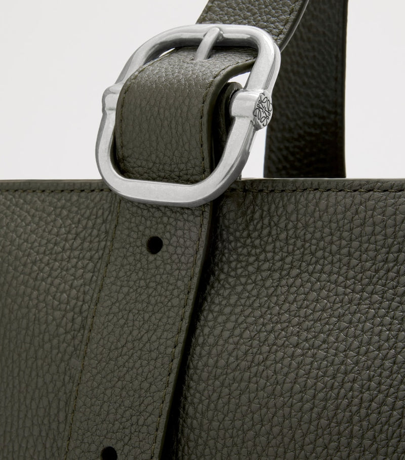 LOEWE grained calfskin Loop tote bag with adjustable handles, UK version