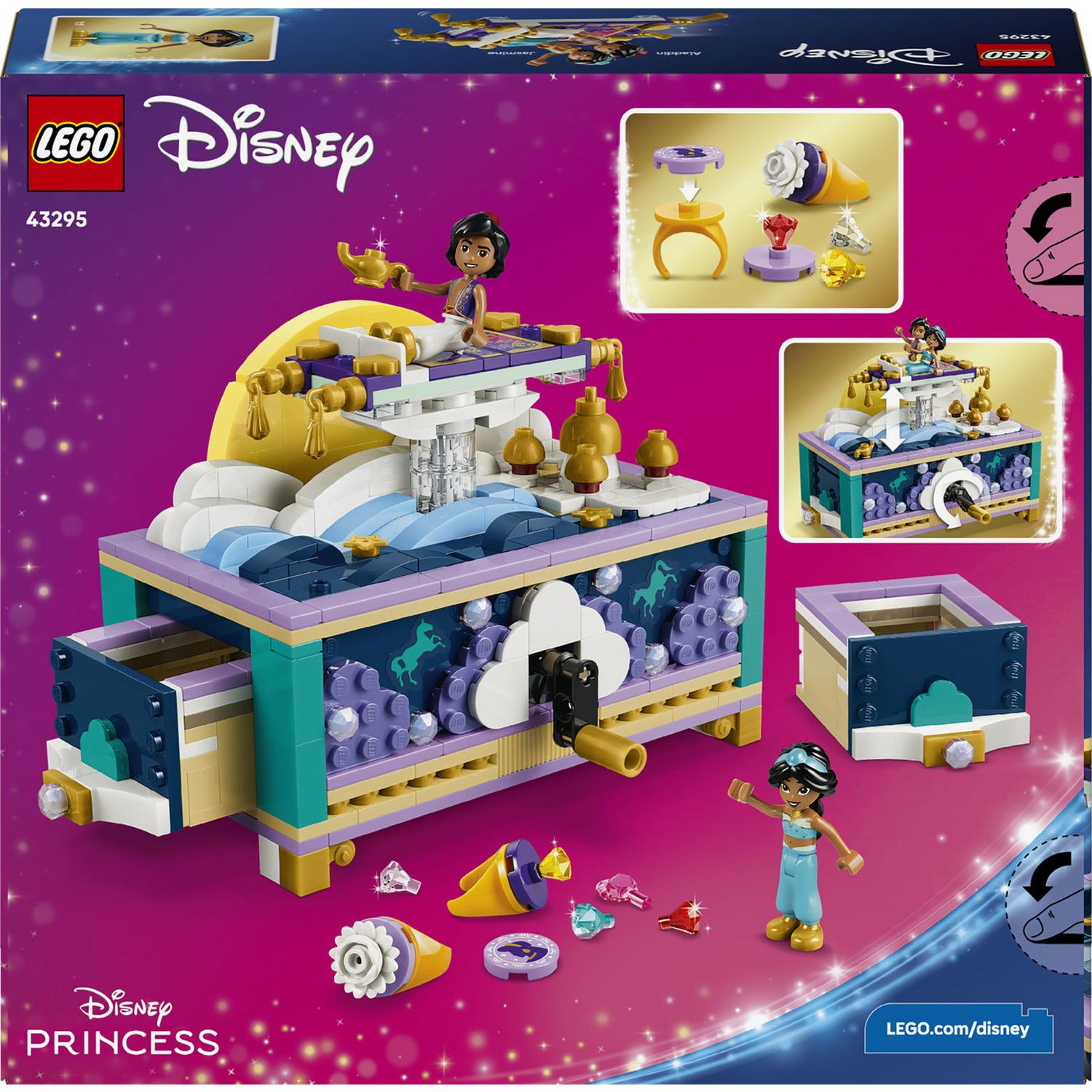 LEGO Disney Jasmine jewellery box set, imported from the UK