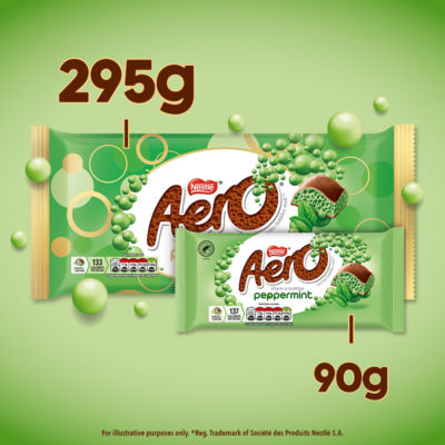 Aero peppermint chocolate bar 295g, UK version