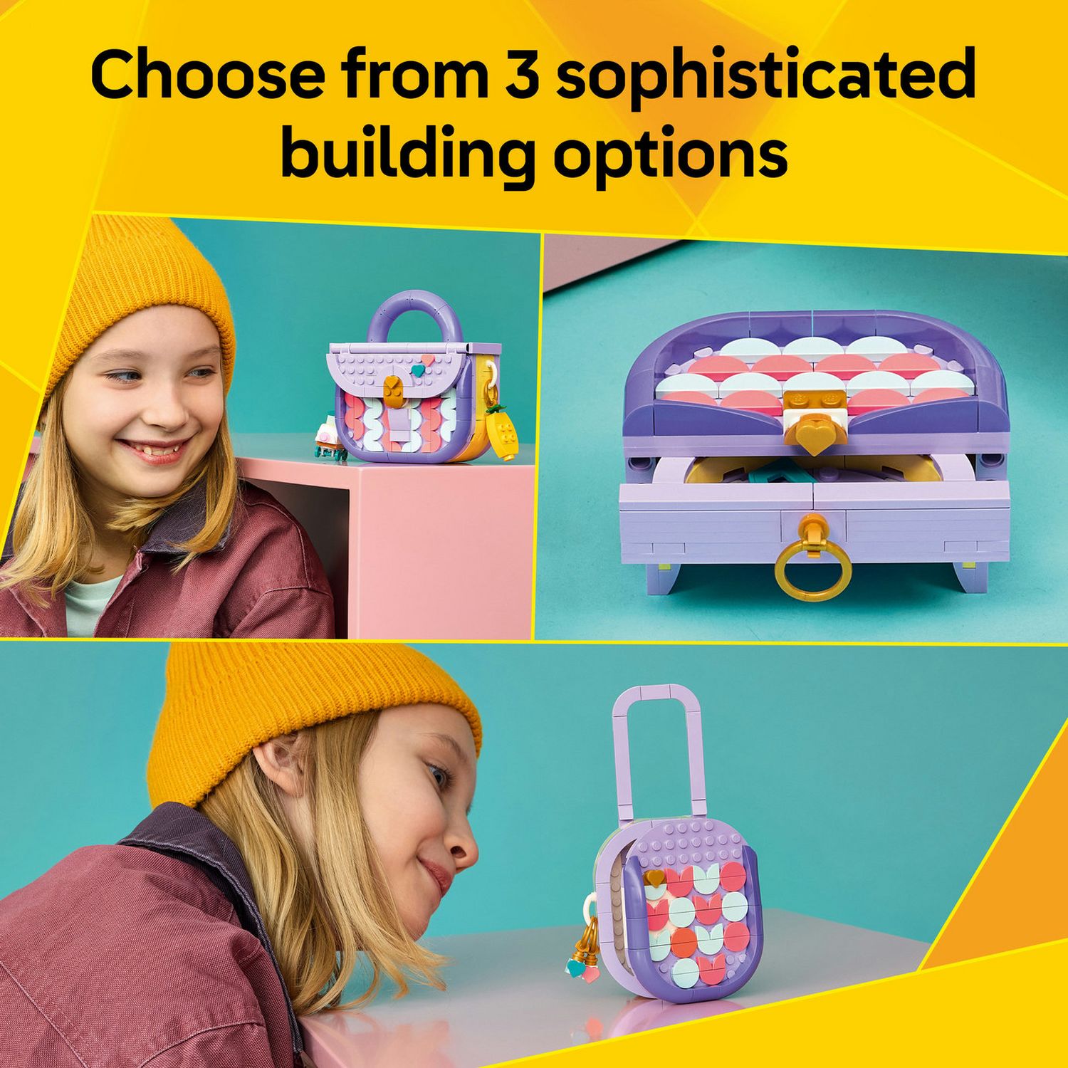 LEGO Creator 3 in 1 Art Fashion Bag with Storage 31391 (British brand)