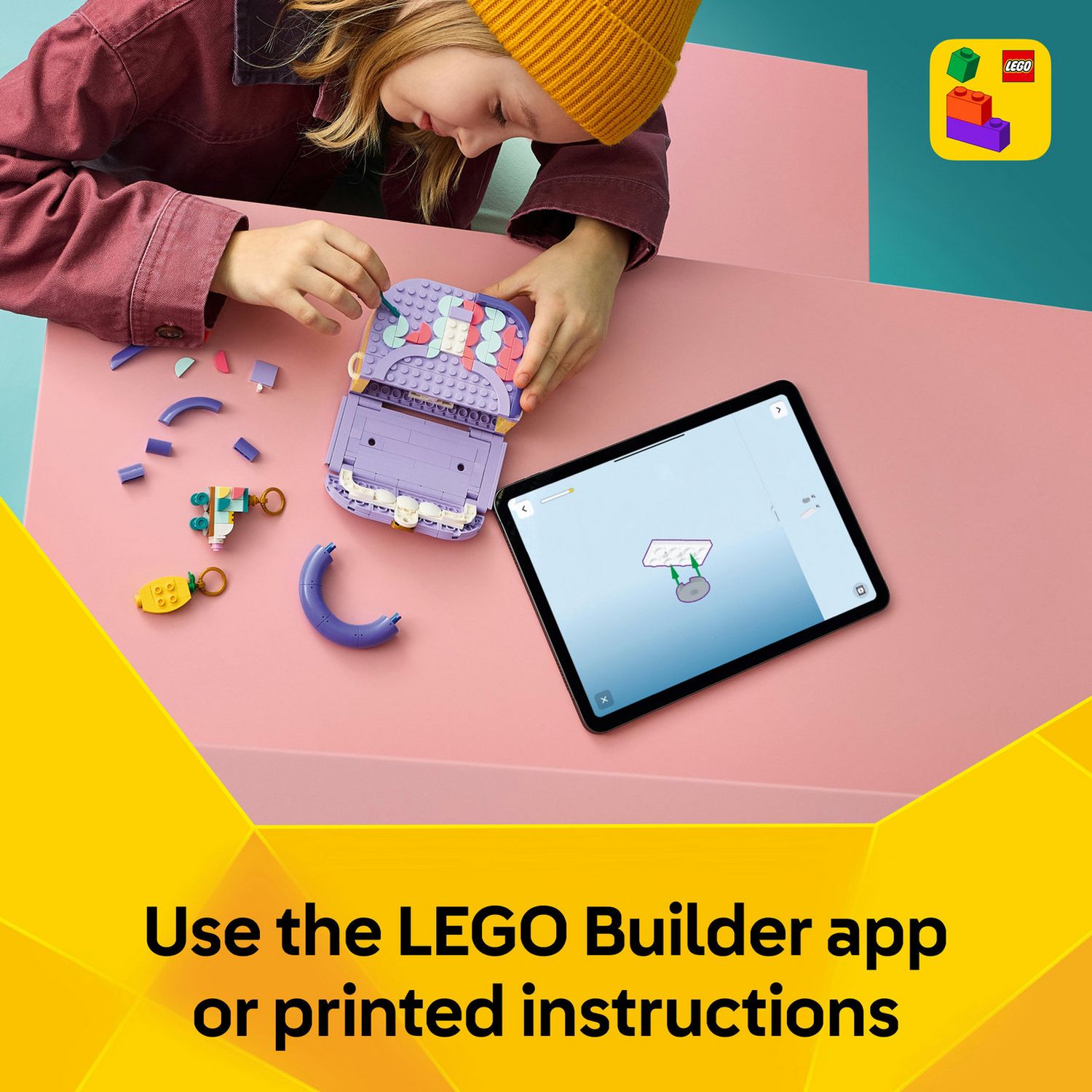 LEGO Creator 3 in 1 Art Fashion Bag with Storage 31391 (British brand)
