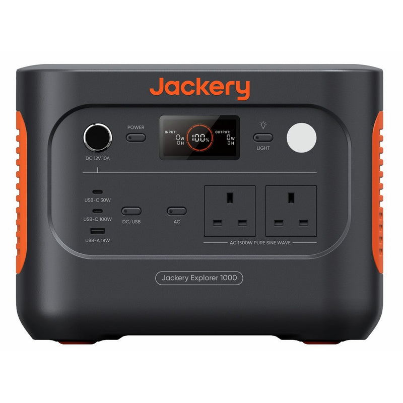 Jackery portable power station Explorer 1000 V2 1070Wh (British brand)