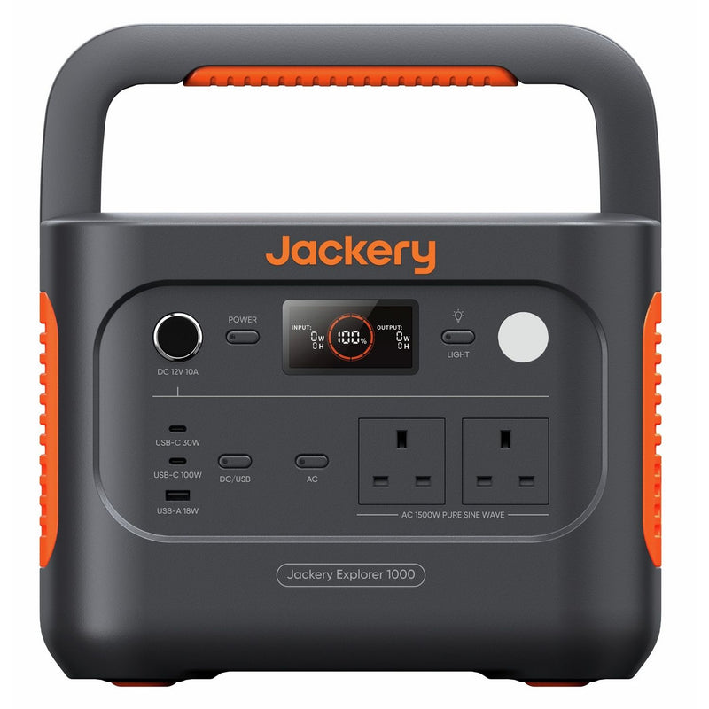 Jackery portable power station Explorer 1000 V2 1070Wh (British brand)