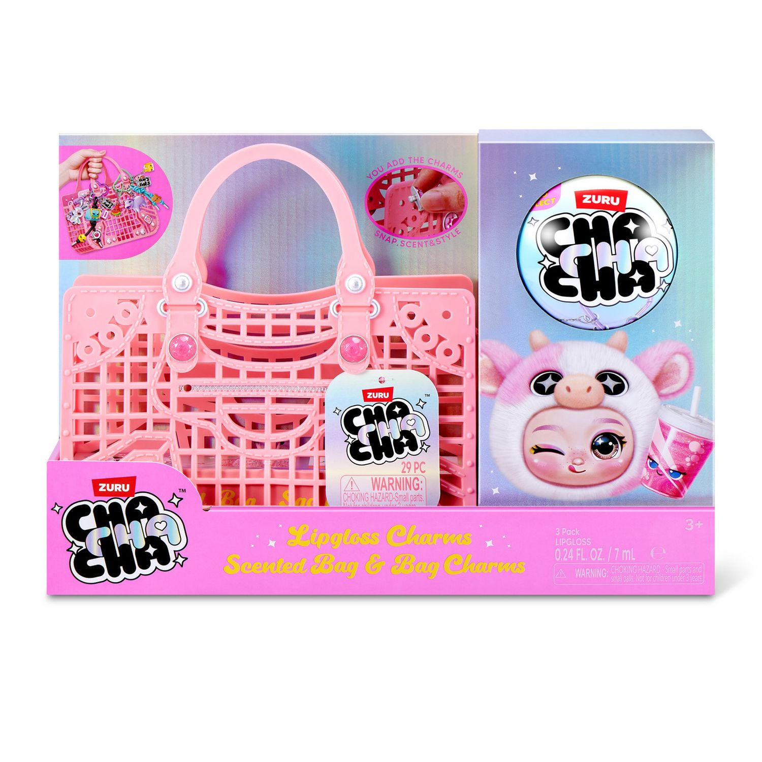 Zuru Cha Cha Cha playset with scented purse and keychain (British brand)