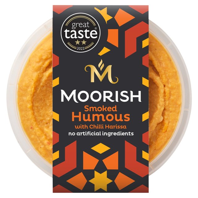 Moorish Smoked Humous with Chilli Harissa   150g GOODS M&S   