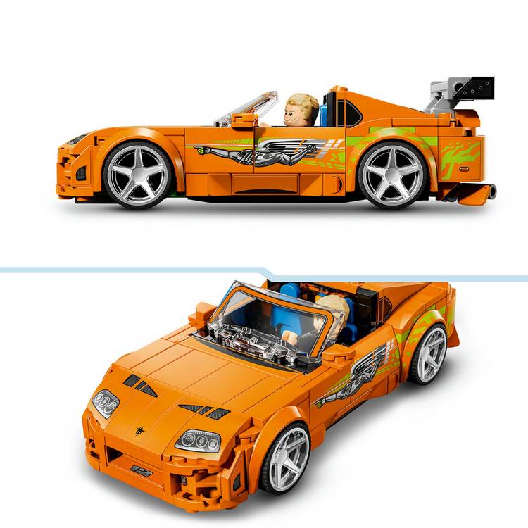 LEGO Fast & Furious Toyota Supra MK4 building set, imported from the UK