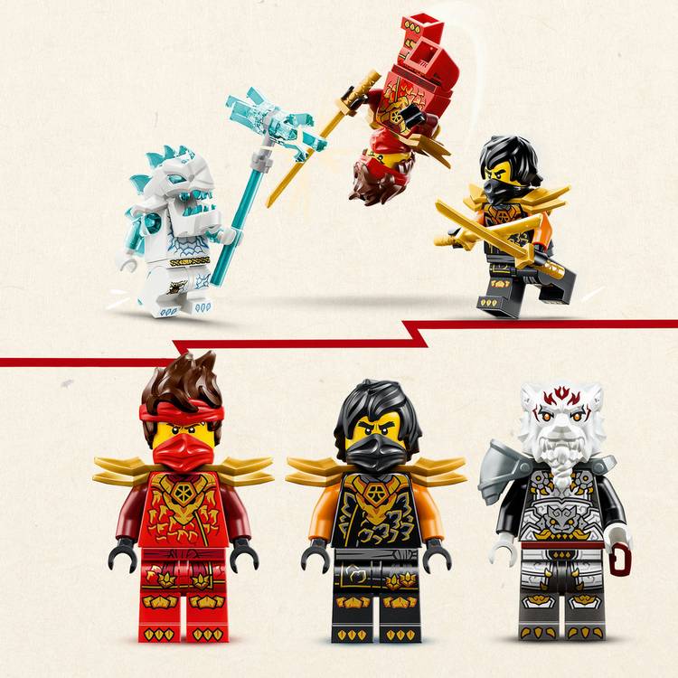 LEGO NINJAGO Kai and Cole combiner vehicles building set 394 pieces, imported from the UK