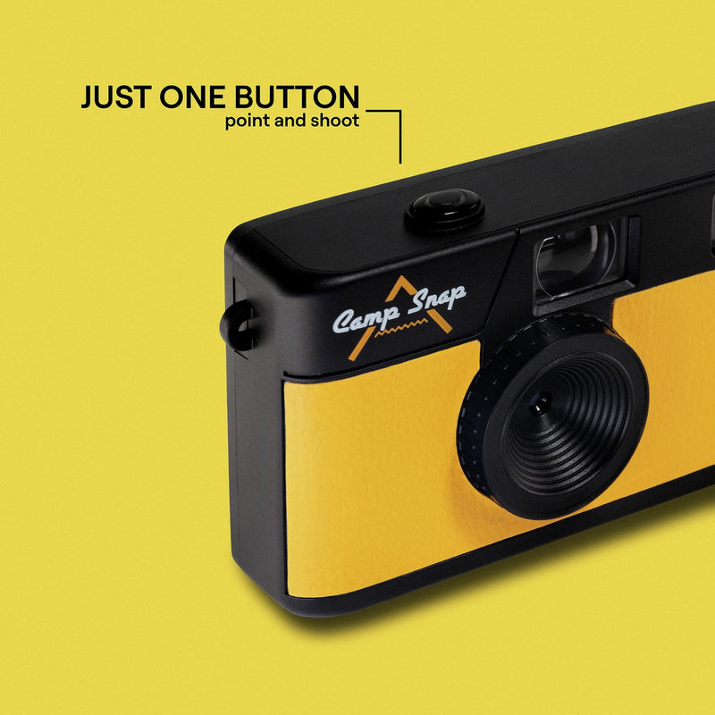 Campsnap CS-V105 8MP Compact Digital Camera - Yellow