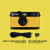 Campsnap CS-V105 8MP Compact Digital Camera - Yellow