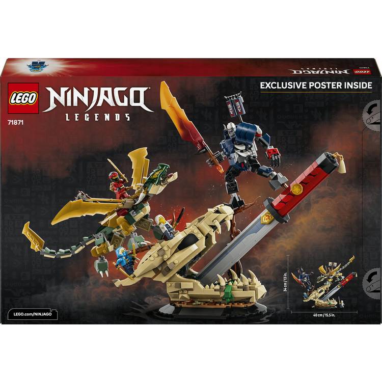 LEGO NINJAGO Dragon Battle set 1016 pieces - British product