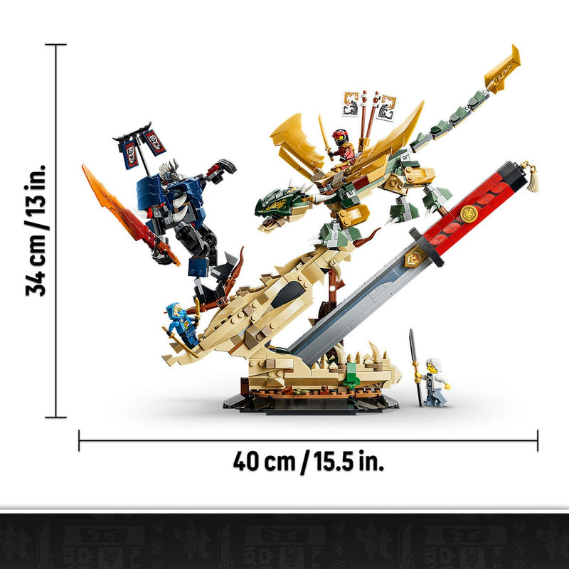LEGO NINJAGO Dragon Battle set 1016 pieces - British product
