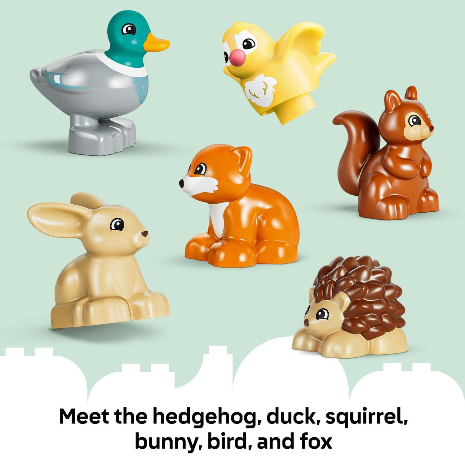 LEGO DUPLO Discovery Forest wild animals toy set, UK version