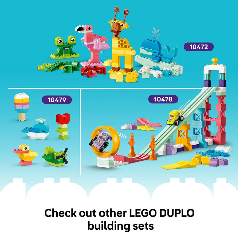 LEGO DUPLO Discovery Forest wild animals toy set, UK version