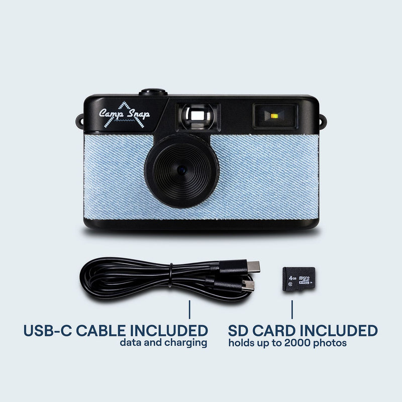 Campsnap CS-V105 8MP Compact Digital Camera - Denim