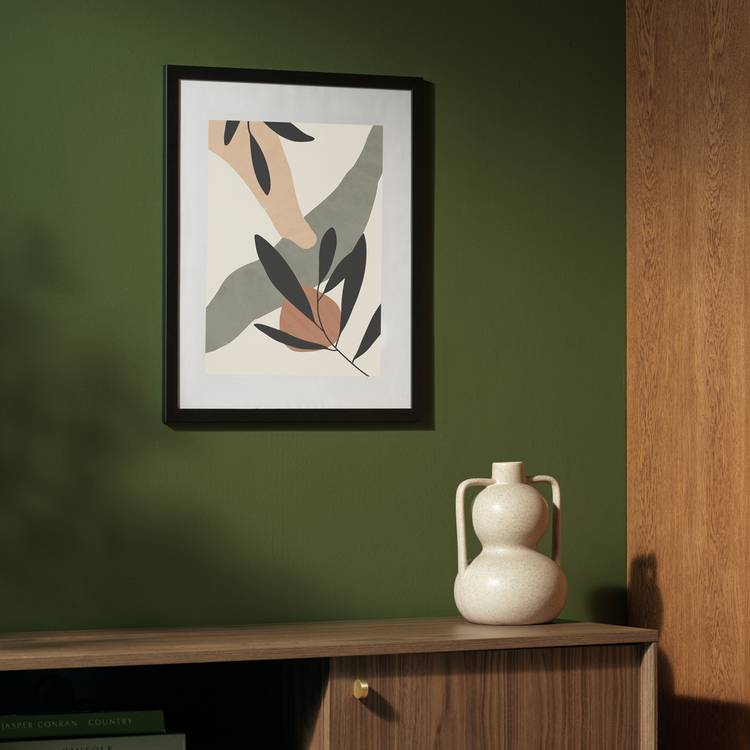 Habitat black wooden picture frame 40x50cm, imported from the UK