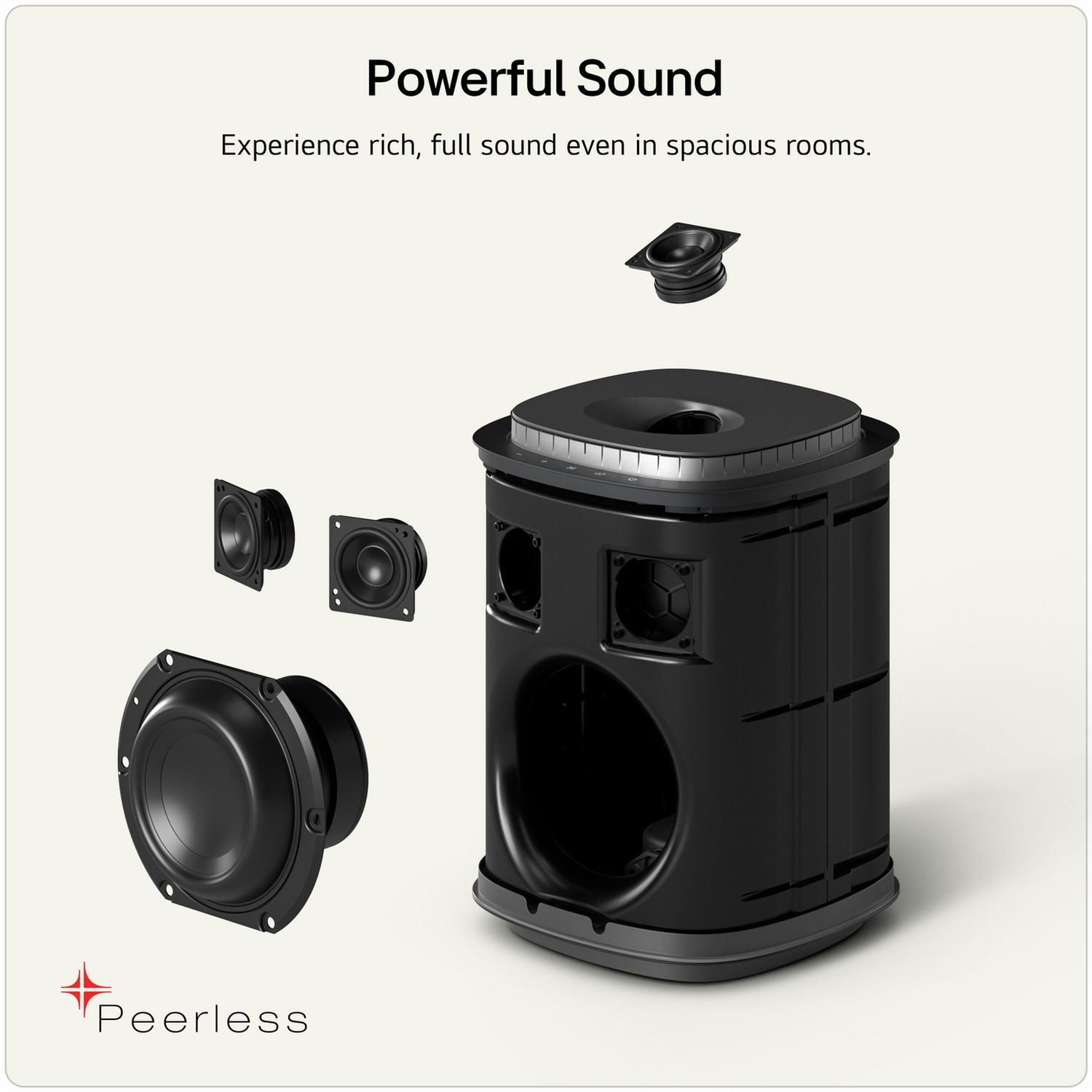 LG Sound Suite M7 satellite speaker 23.8cm (British brand)