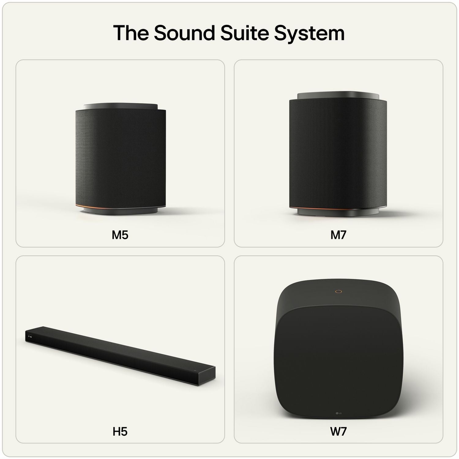 LG Sound Suite M7 satellite speaker 23.8cm (British brand)