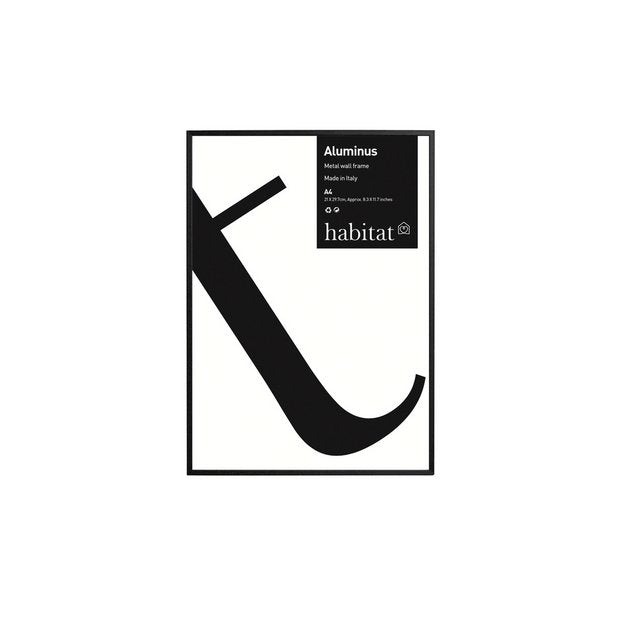 Habitat black metal picture frame 20x30cm (British brand)