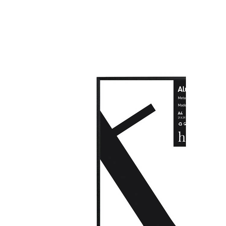 Habitat black metal picture frame 20x30cm (British brand)