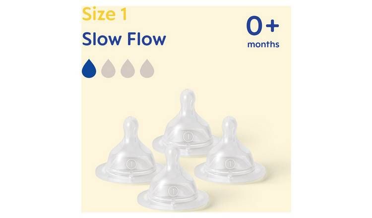 Mam Slow Flow Teats 4pack