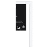 Habitat white wooden picture frame 50x70cm - British product