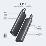 UGREEN USB-C hub 6-in-1, UK version