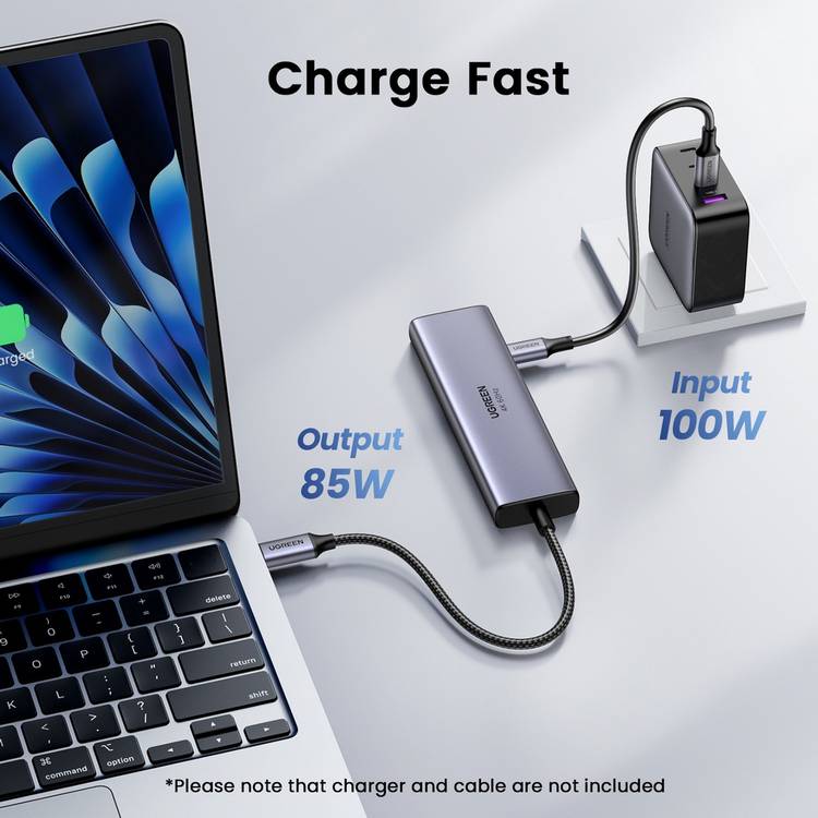 UGREEN 6-in-1 USB-C hub (British brand)