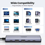 UGREEN 6-in-1 USB-C hub (British brand)