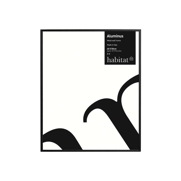 Habitat black metal picture frame 40x50cm, UK version