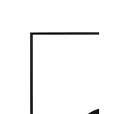 Habitat black metal picture frame 40x50cm, UK version